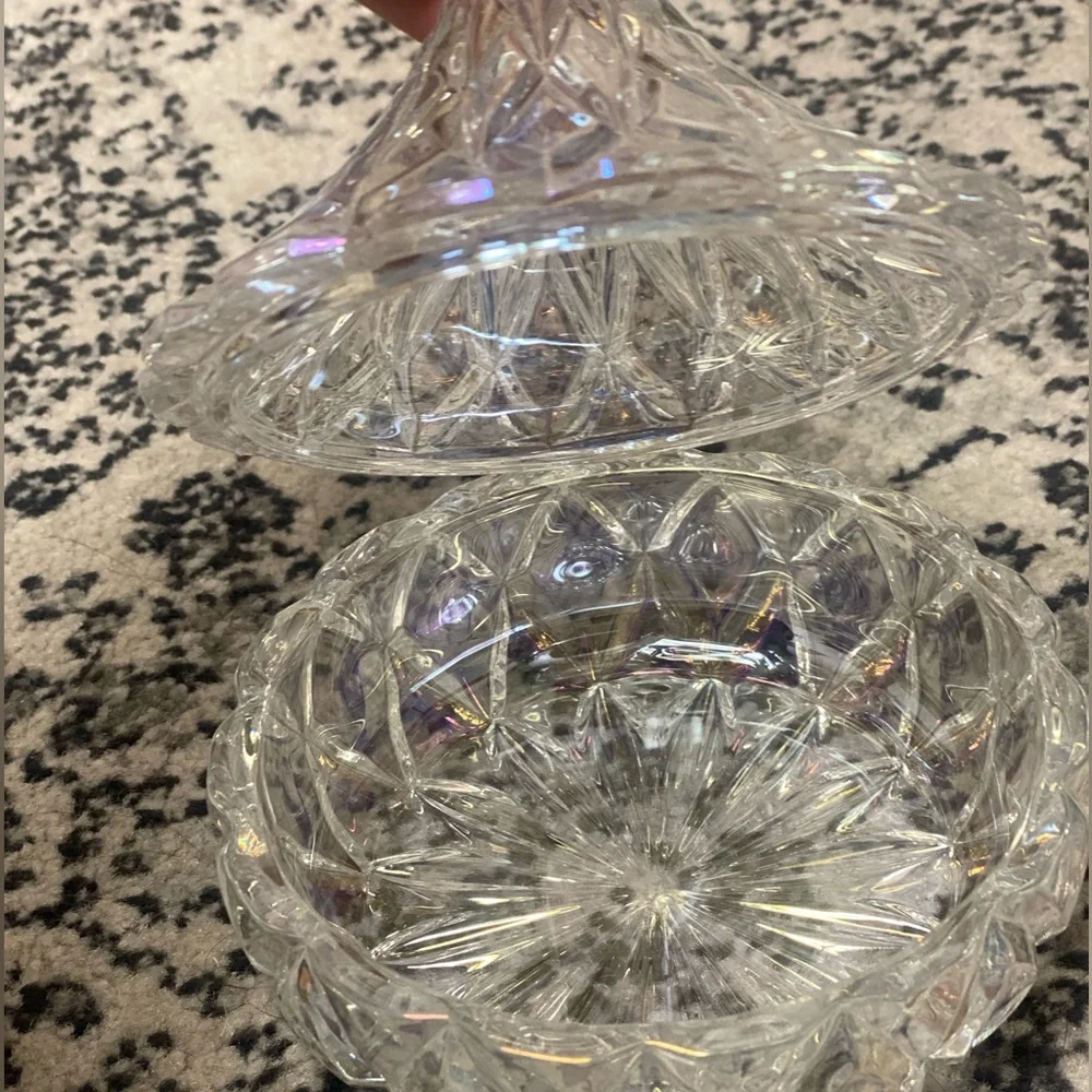 Crystal Glass Decorative Jar - Picture 4 of 6